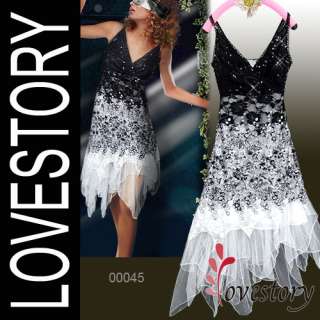 Summer Whites Lace Sequined Spaghetti Straps Fashion Dresses 00045 US 