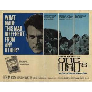  One Mans Way   Movie Poster   27 x 40