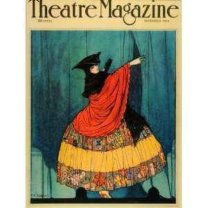 com 1924 Cover Theater Magazine Stage Actress Dancer Costume Fashion 