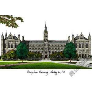  Georgetown University Limited Edition Lithograph