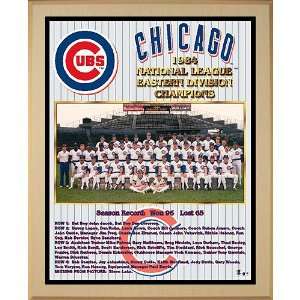 Healy Chicago Cubs 1984 National League Division Series Team Picture 