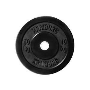  Kraiburg 10 kg Rubber Bumper Weight Plates for Crossfit 