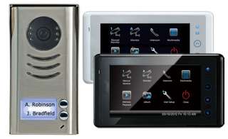 Video Door Entry Phone Intercom System for 2 x Flats  