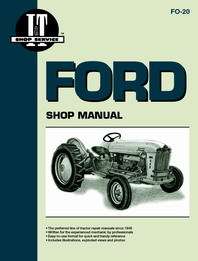 Ford Tractor Shop Manual FO20 900 1801 2000 400  