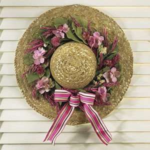  Straw Hat Wreath 