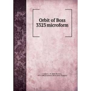  Orbit of Boss 3323 microform J. B. (John Beattie), 1879 