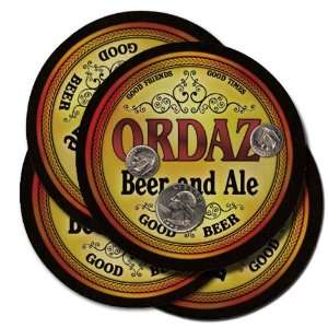  Ordaz Beer and Ale Coaster Set