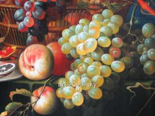 Original Classical Oil painting Grape artStill Life  