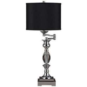  Ormond Crystal Swing Arm Table Lamp