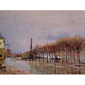   oil paintings   Alfred Sisley   24 x 18 inches   Flood at Port Marly 2