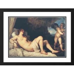  Titian 38x28 Framed and Double Matted Danae and the Shower 