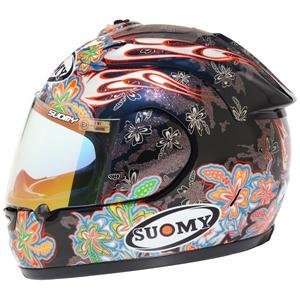  Suomy Spec 1R Extreme Flower Helmet   2X Large/Dark Blue 