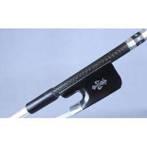  Top D Z Strad 3/4 #3626 Bass Bow Carbon Fiber French Type 