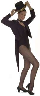 BLACK CABARET Dance or Stage TAILCOAT all ages & Sizes  