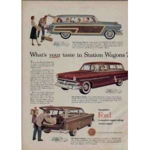  taste in Station Wagons? Choose from the Country Squire, the Country 