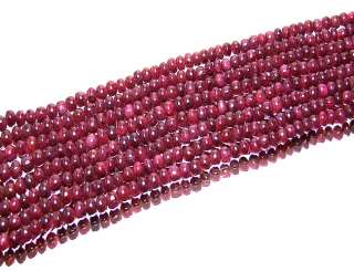   STRAND 22~ 660+ CARAT NATURAL RUBY GEM CABOCHON BEADS NECKLACE  