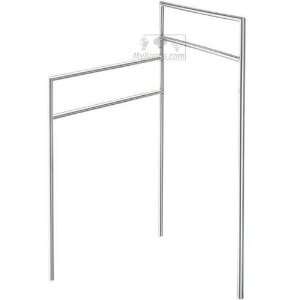  Outline 31” high free standing towel rail in polished 