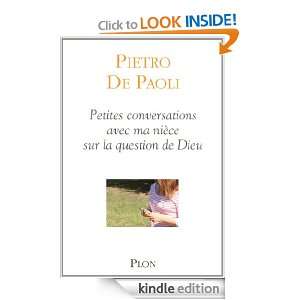   de Dieu (French Edition) Pietro PAOLI (DE)  Kindle Store
