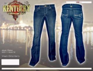 Kentucky Denim Womens Reba Flare Jeans NWT 32 x 34  