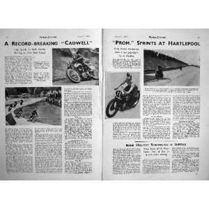  MOTOR CYCLE MAGAZINE 1947 ROYAL ENFIELD CARBON POLICE 