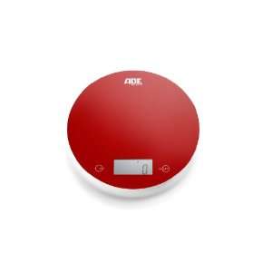  Molly, Digital Kitchen Scale, Red, 11 lbs.