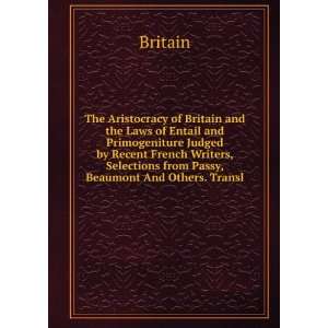   Passy, Beaumont And Others. Transl (9785875080821) Britain Books
