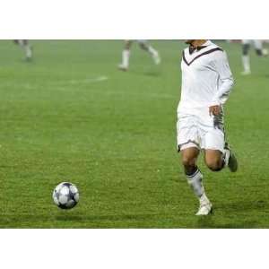  Soccer Player Running after the Ball   Peel and Stick Wall 