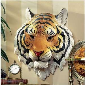 On Sale  Indochinese Tiger Wall Sculpture   Set of Two 