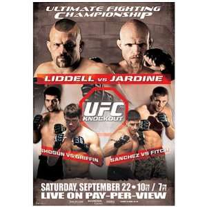  UFC 76 Autographed Poster 