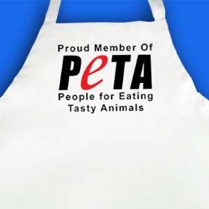  PETA (People for Eating Tasty Animals)  Printed Apron 
