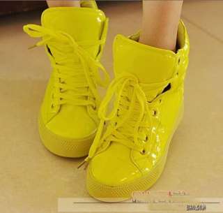 Women fashion Candy Platform Sneakers sport shoes boots  