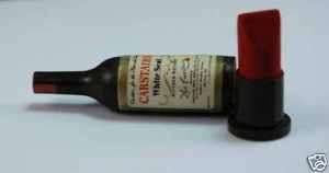 Mini Carstairs Whiskey Bottle w Lipstick Sample Baltimo  