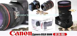 Cannon EF24 105 camera Dslr coin bank   