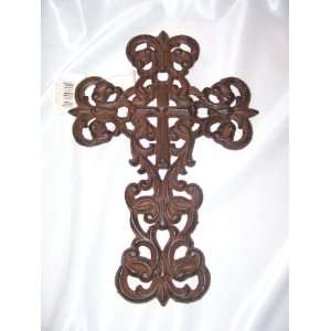 10 Cast Iron Decorative Double Cross 