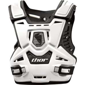 Thor Youth Sentinel Roost Guard Chest Protector White/Black One size f