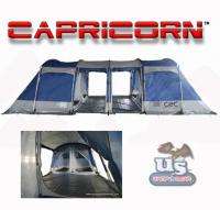 Capricorn 23 X 10 x 7 8 Person X Large Family Camping Tent w/ Bonus 