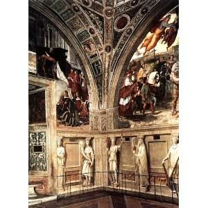   Sanzio   32 x 44 inches   Stanze Vaticane   View