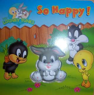 New Looney Tunes Squeeky Book, Tweety, Taz, Bugs Bunny, Baby Shower 