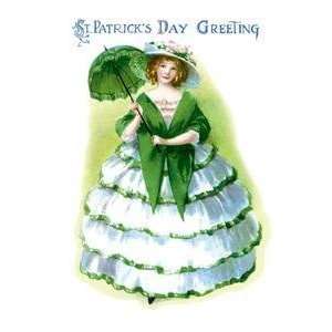  Vintage Art St. Patricks Day Greeting   10823 1