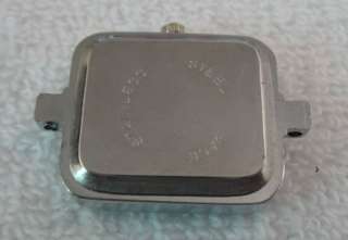 Silver Quartz Beading Watch face square W8462  