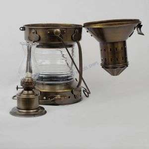 Antique Brass Ship Anchor Oil Lantern 16 Nautical  