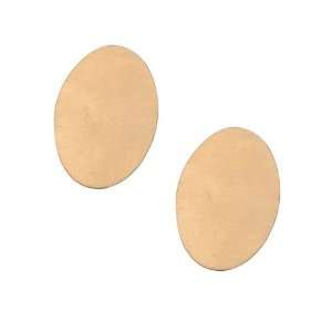  Solid Brass Blank Stampings No Hole Oval 23x16mm (2) Arts 