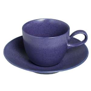 Lindt Stymeist Craftworks Cup & Saucer With Loop Handle, Blueberry 