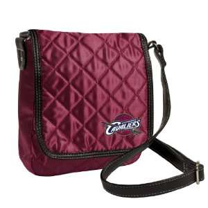  Cleveland Cavaliers Quilted Purse, Maroon Sports 