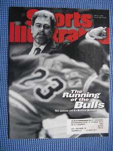 Sports Illustrated Phil Jackson Chicago Bulls 1996  