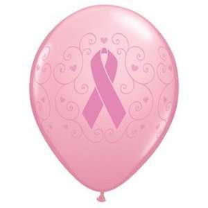 Mayflower Balloons 47456 11 Inch Breast Cancer Awareness Latex Pack Of 