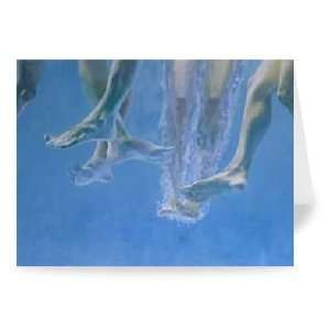  Plunge (oil on board) by William Ireland   Greeting Card 