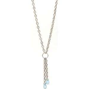   Blue Topaz Briolette Necklace (3.00 cts.tw.) Evyatar Rabbani Jewelry