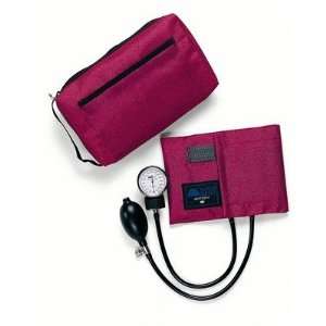   Aneroid Blood Pressure Monitor with Nylon Case Adult MDS910 Color Red
