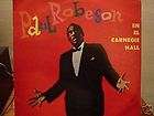 Paul Robeson Carnegie Hall Recorded May 9 1958 NM  